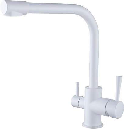Смеситель для кухни Kaiser Merkur 26044-10 Белый глянцевый 