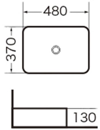 Раковина-чаша Grossman 48 GR-3016 Белая 