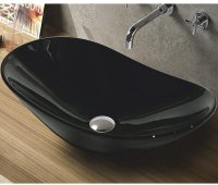 Раковина-чаша CeramaLux 60 7811АВ Черная глянцевая