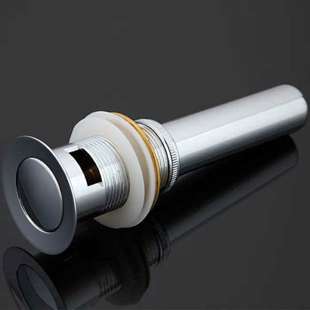 Донный клапан Frap F66-2 click-clack Хром 