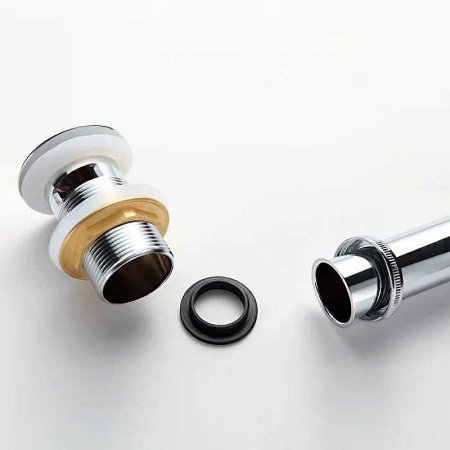 Донный клапан Frap F66-2 click-clack Хром 