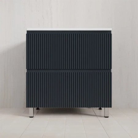 Тумба Style Line Марокко 80 напольная, с раковиной  LINE 800*480 антрацит, графит 