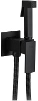 Гигиенический душ со смесителем Frap F7506-6 Черный матовый