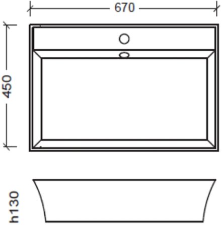 Раковина Boheme Armadi Art NeoArt 67 804 Серебро Белая 
