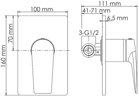 Гигиенический душ со смесителем WasserKRAFT А55094 Золото матовое 