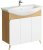 Тумба под раковину Aqwella Basic 85 BAS0108DZ Дуб золотой 