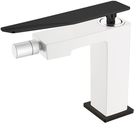 Смеситель для биде Boheme Q 146-WB.2 Белый Черный 