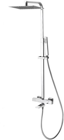 Душевая система Denberg LT-301 с термостатом Хром 
