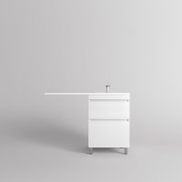 Тумба напольная "Даллас ЛЕОН 120", Люкс белая, PLUS Тумба напольная "Даллас ЛЕОН 120", Люкс белая, PLUS