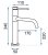 Смеситель для раковины без донного клапана Rea Lugano REA-B5002 