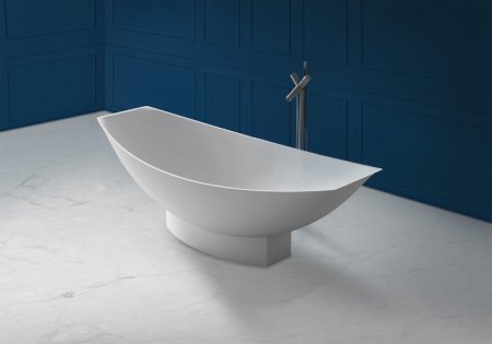 Ванна из искусственного камня ABBER Stein AS9610 белая матовая 