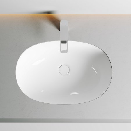 Мебельная раковина Ceramica Nova Element CN6044 встраиваемая белая 