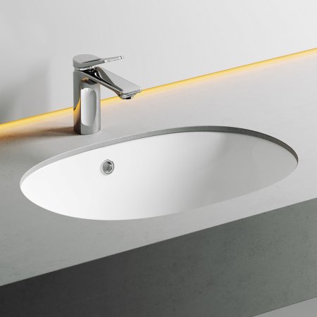 Мебельная раковина Ceramica Nova Element CN6044 встраиваемая белая 