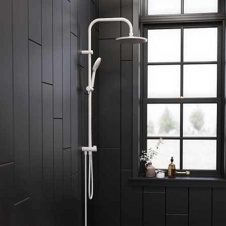 Душевая система Damixa Jupiter 977000200 Белая матовая 