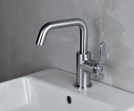 Смеситель для раковины Bronze de Luxe 1760'S 1178CC Хром матовый 