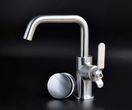 Смеситель для раковины Bronze de Luxe 1760'S 1178CC Хром матовый 