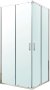 Душевой уголок Berges Solo S 80х80 061103 профиль Хром сильвер стекло прозрачное 
