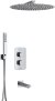 Душевая система WasserKRAFT A178644 Thermo с термостатом Хром 