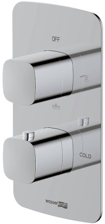 Душевая система WasserKRAFT A178644 Thermo с термостатом Хром 