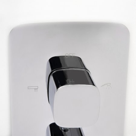 Душевая система WasserKRAFT A178644 Thermo с термостатом Хром 
