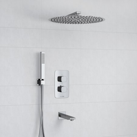 Душевая система WasserKRAFT A178644 Thermo с термостатом Хром 