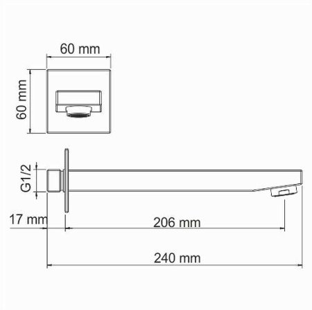 Душевая система WasserKRAFT A178644 Thermo с термостатом Хром 