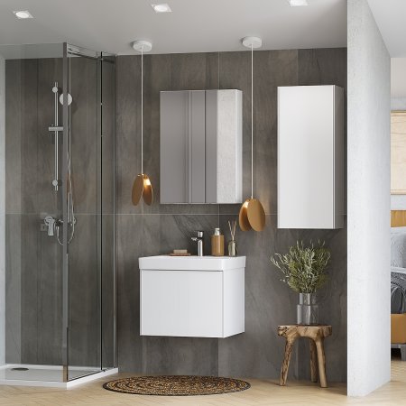 Подвесной шкаф Aquaton Асти 35 1A262903AX2B0 Белый 