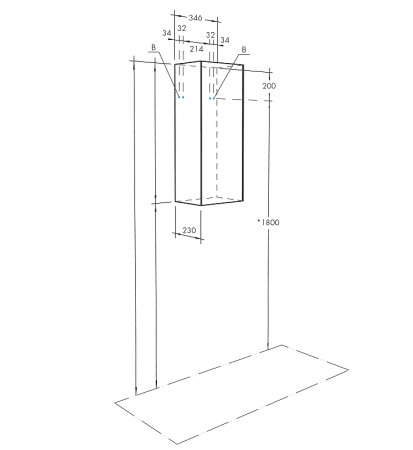 Подвесной шкаф Aquaton Асти 35 1A262903AX2B0 Белый 