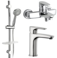 Комплект смесителей Paini Parallel 47CRKIT3 Хром