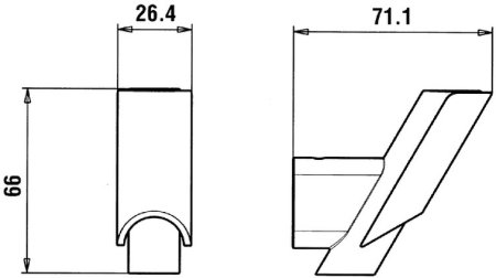 Крючок Paini Morgana 73CR011 Хром 