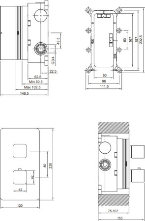 Гигиенический душ Timo Petruma 5089/00SM со смесителем, хром 