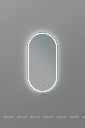 Зеркало Aquanet Монте 50 белый матовый 