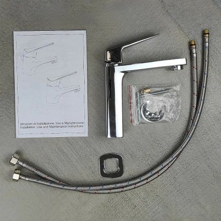 Смеситель для раковины Paini Bari RTCR205 Хром 