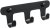 Планка с тремя крючками FIXSEN PRACTICA FX-805B-3, черный 