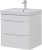 Тумба с раковиной Aquanet София 60 белый глянец (2 ящика) 