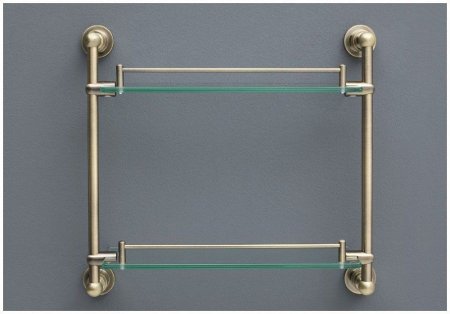 Полка Aquanet 3852 двойная 