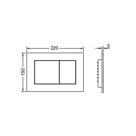 Система инсталляции для унитазов TECE TECEbase 2.0 K447417 с кнопкой смыва TECEnow белая 