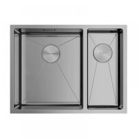 Мойка кухонная Omoikiri Taki 58-2-U/IF-IN-L нержавеющая сталь