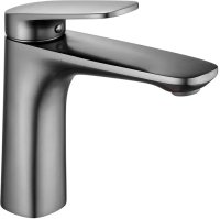 Смеситель для раковины Shevanik S8501T, оружейная сталь