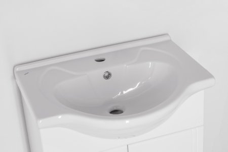 Тумба под раковину Style Line Эко Стандарт 10 2 Байкал 60 Белый глянец 