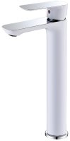 Смеситель для раковины Abber Weiss Insel AF8011W Белый-хром