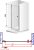 Душевая дверь в нишу Cezares Elena W B1 60 P Cr L 