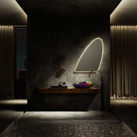 Раковина-чаша Abber Bequem 49 AC2107Regen Хамелеон 