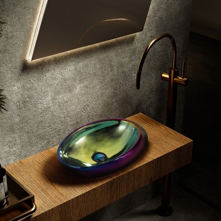 Раковина-чаша Abber Bequem 49 AC2107Regen Хамелеон 