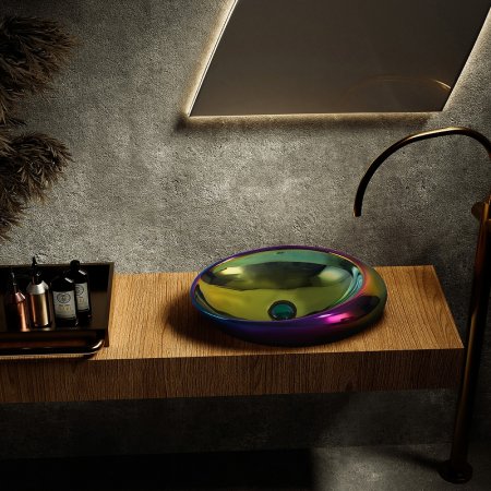 Раковина-чаша Abber Bequem 49 AC2107Regen Хамелеон 