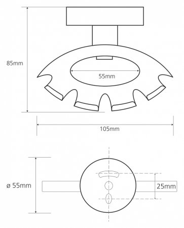 Держатель Bemeta Omega 104110032 для зубных щеток 