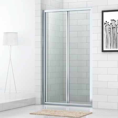 Душевая дверь в нишу Cezares ECO-O-BS-90-C-Cr стекло прозрачное 