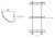 Полка Bemeta Omega 104202152 стеклянная угловая тройная 