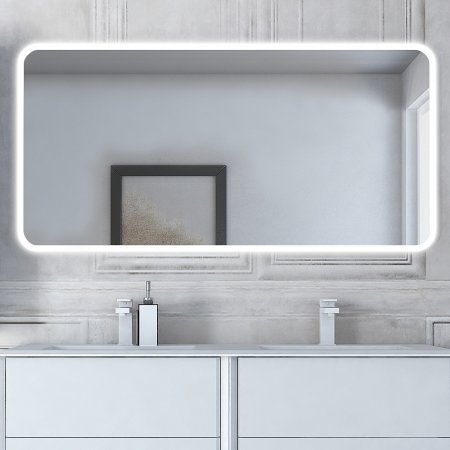 Зеркало Cezares 44994 c LED-подсветкой, с системой антизапотевания 141х70 