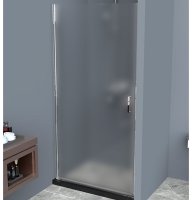 Душевая дверь BelBagno Uno 100 UNO-B-1-100-P-Cr профиль Хром стекло рифленое